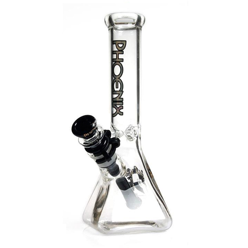 PhPhoenix 5MM Water Pipe - Square Base Beaker - 10