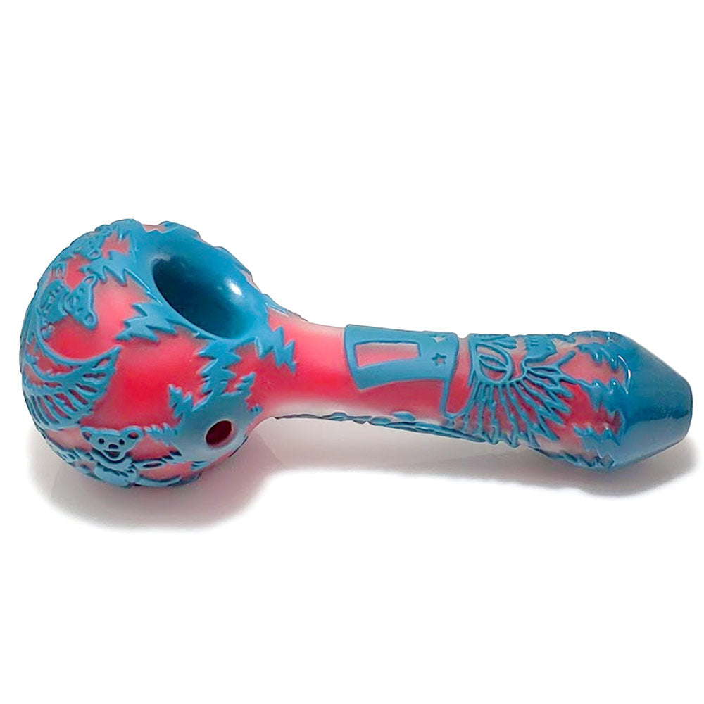 Liberty 503 Glass Grateful Dead Red Blue